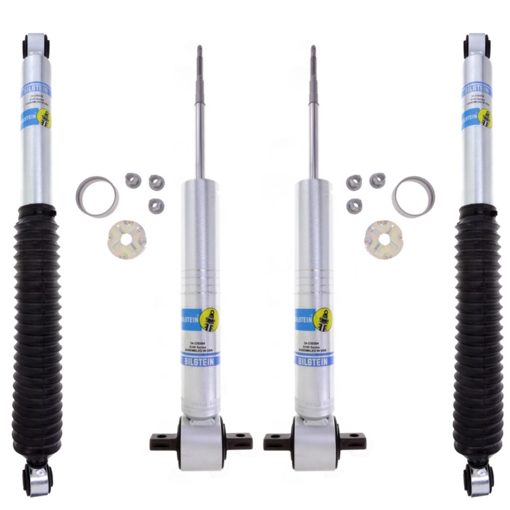 Bilstein B8 5100 0 25 Front Rear Lift Shocks For 2019 2024 Chevrolet Silverado 1500 2wd4wd 0110