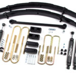 Zone Offroad 4" Leaf Springs Lift Kit 1999 Ford F250/F350 4WD