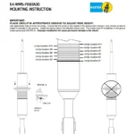 Bilstein 6112 Series 1.9-3.4 Leveling Kit For 2003-2009 Lexus GX470 4WD Circlip Location