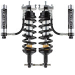 Radflo 2.5 Body 0-2" Front Lift Reservoir with Adjusters Shocks for 2010-2020 Dodge Ram 1500 4WD