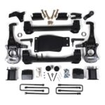 Zone Offroad 6" Radius Arm Lift Kit For 2017-2019 Ford F-250 SD 4WD Diesel (3-Leaf Rear Main Spring Pack)