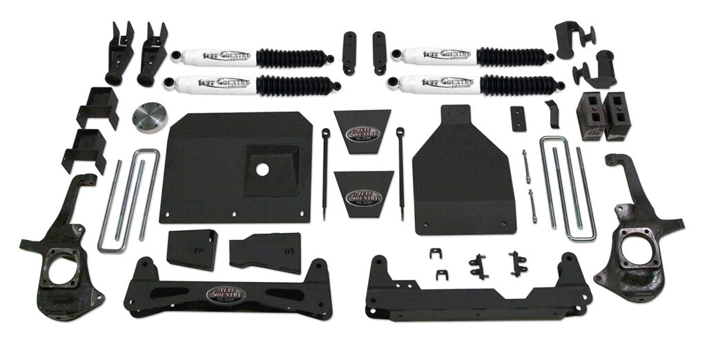 Tuff Country 6" Lift Kit 11-19 Silverado/Sierra 3500 / 3500HD w/ SX8000 Shocks includes Dually Models