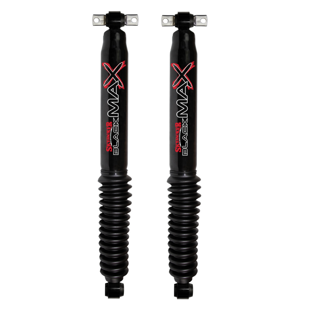 Skyjacker 0-1 Front Lift Black Max Shocks for 2007-2016 Jeep Wrangler 2Dr 4WD