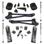 SuperLift 4 inch Lift Kit w- FOX Shocks For 2014-2018 Ram 2500 4WD Diesel w- Radius Arms