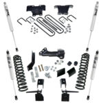 SuperLift 4" Lift Kit w/ FOX Shocks for 2017-2021 Ford F-350 4WD Diesel w/ Radius Arms