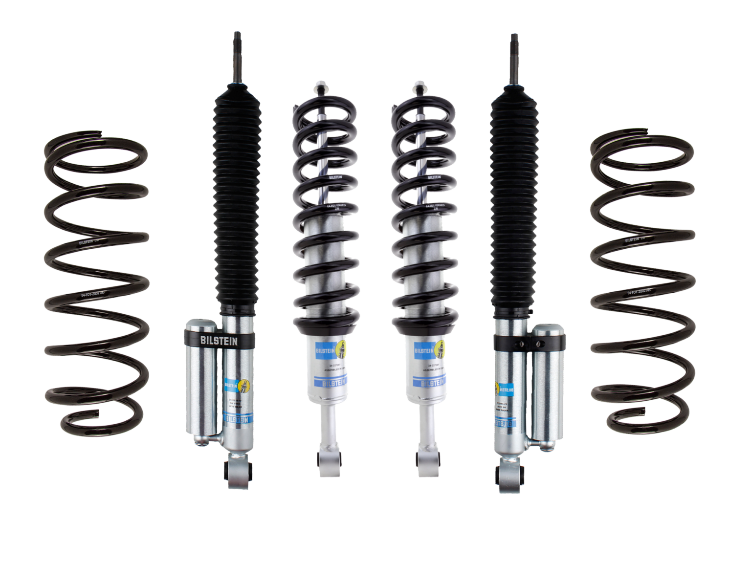 Bilstein B8 6112 1 3 Assembled Coilovers With Rear Coils And 5160