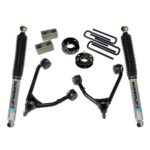 SuperLift 3.5" Lift Kit 2014-2018 Chevy Silverado GMC Sierra 1500 4WD ALUMINUM/STAMPED STEEL Arms Bilstein Rear Shocks