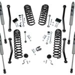 SuperLift 4" Dual Rate Coil Lift Kit 2018-2020 Jeep Wrangler Jl Unlimited/Rubicon FOX Shocks