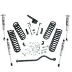 SuperLift 4" Lift Kit 2007-2018 Jeep Wrangler JK 2 Door FOX Shocks