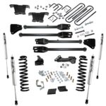 SuperLift 4" Lift Kit 2011-2016 Ford F-250 F-350 Super Duty 4WD Diesel 4-Link Conversion FOX Shocks