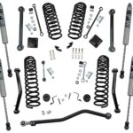 SuperLift 4" Lift Kit 2020 Jeep Gladiator JT W/ FOX 2.0 Shocks