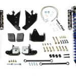 Jeep JK Coilover Kit Rear Bolt On with C/Os 07-18 Wrangler JK Black. Aftermarket Rear Axle EVO Mfg