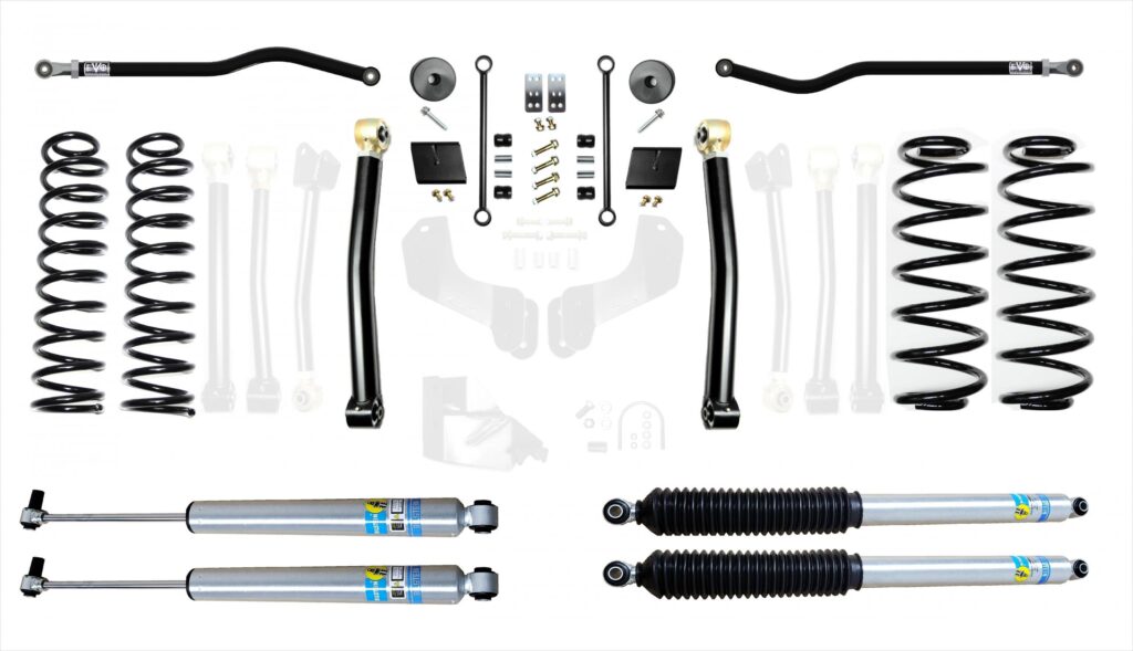 Jeep Wrangler JL 2.5 Inch Heavy Duty Enforcer Lift Stage 2 Plus with Bilstein Shocks EVO Manufacturing