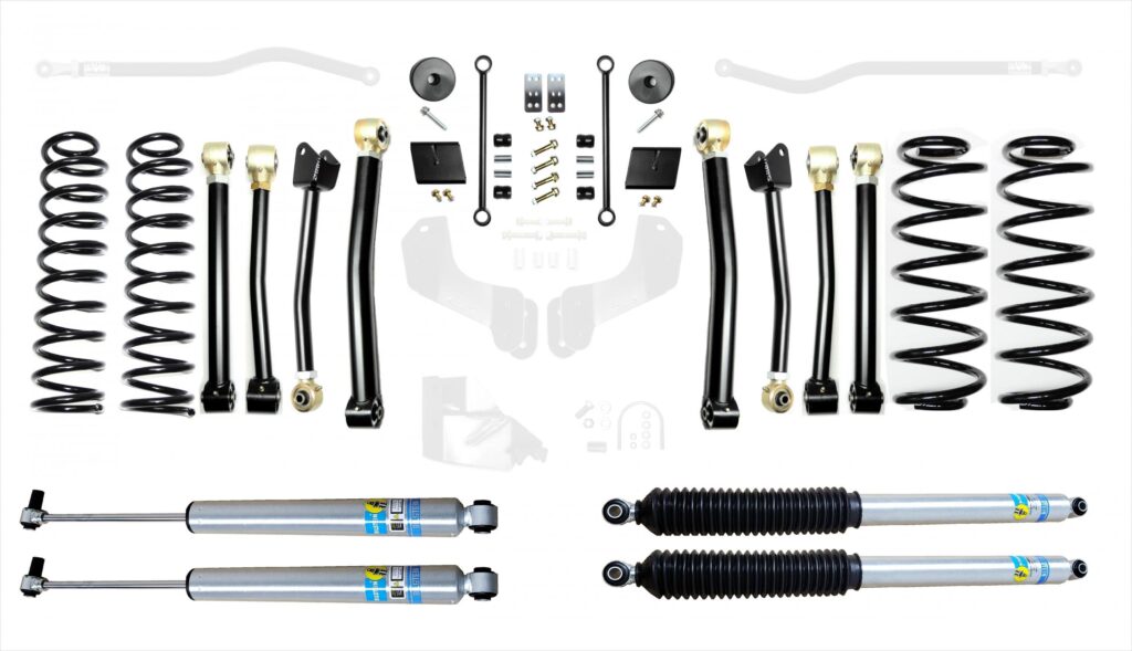 Jeep Wrangler JL 2.5 Inch Diesel Enforcer Lift Stage 4 with Bilstein Shocks EVO Manufacturing