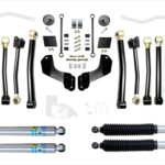 Jeep Wrangler JL 2.5 Inch Enforcer Overland Lift Stage 4 with Bilstein Shocks EVO Manufacturing