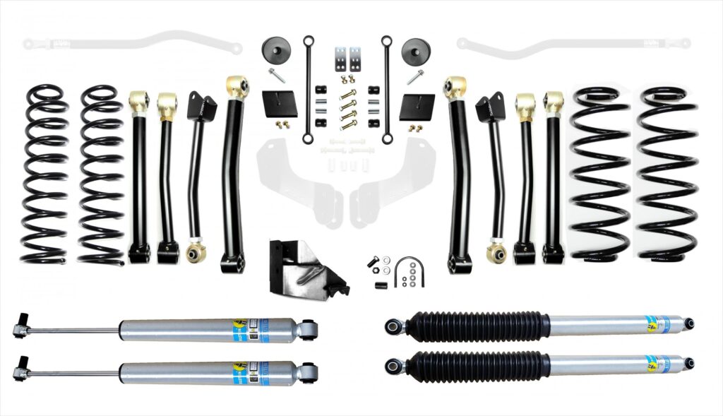 Jeep Wrangler JL 3.5 Inch Enforcer Lift Stage 4 w/ Bilstein Shocks EVO Manufacturing