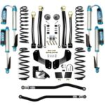 Jeep JL 3.5 Inch Lift Kit 18-Pres Wrangler JL Enforcer Overland Lift Stage 3 Plus with EVO SPEC King 2.5 Shocks EVO Mfg