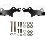 Jeep JL Protek Front Shock Relocation Brackets Black 18-Present Wrangler JL EVO Manufacturing