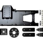 Jeep JL HD Hinge Tire Carrier 18-Present Wrangler JL Black Powdercoat EVO Manufacturing