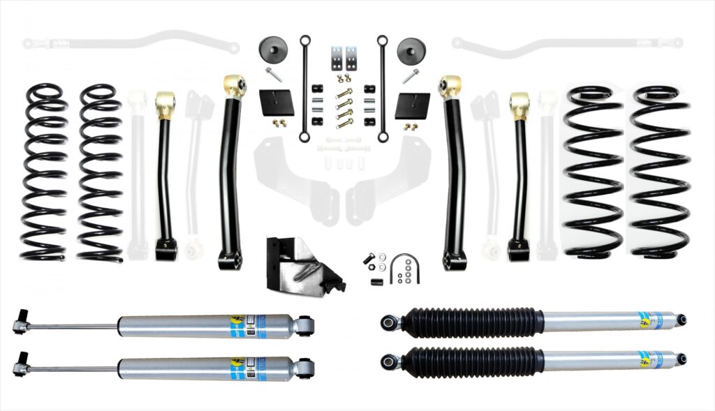 Jeep Wrangler JL 4.5 Inch Heavy Duty Enforcer Lift Stage 3 w/ Bilstein Shocks EVO Manufacturing