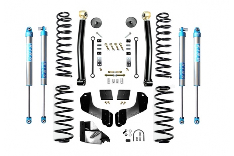 Jeep Wrangler JL  Inch Enforcer Overland Lift Stage 2 w/ EVO SPEC King   Shocks