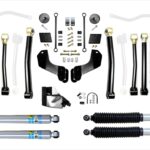 Jeep Wrangler JL 4.5 Inch Enforcer Overland Lift Stage 4 with Bilstein Shocks EVO Manufacturing