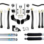 Jeep Wrangler JL Diesel 4.5 Inch Enforcer Overland Lift Stage 4 Plus with Bilstein Shocks EVO Manufacturing