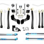 Jeep Wrangler JLU 4.5 Inch Heavy Duty High Clearance Long Arm Suspension System with EVO SPEC King 2.0 Inch Shocks EVO Manufacturing