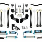 Jeep Wrangler JLU 4.5 Inch Heavy Duty High Clearance Plus Long Arm Suspension System with EVO SPEC King Shocks EVO Manufacturing