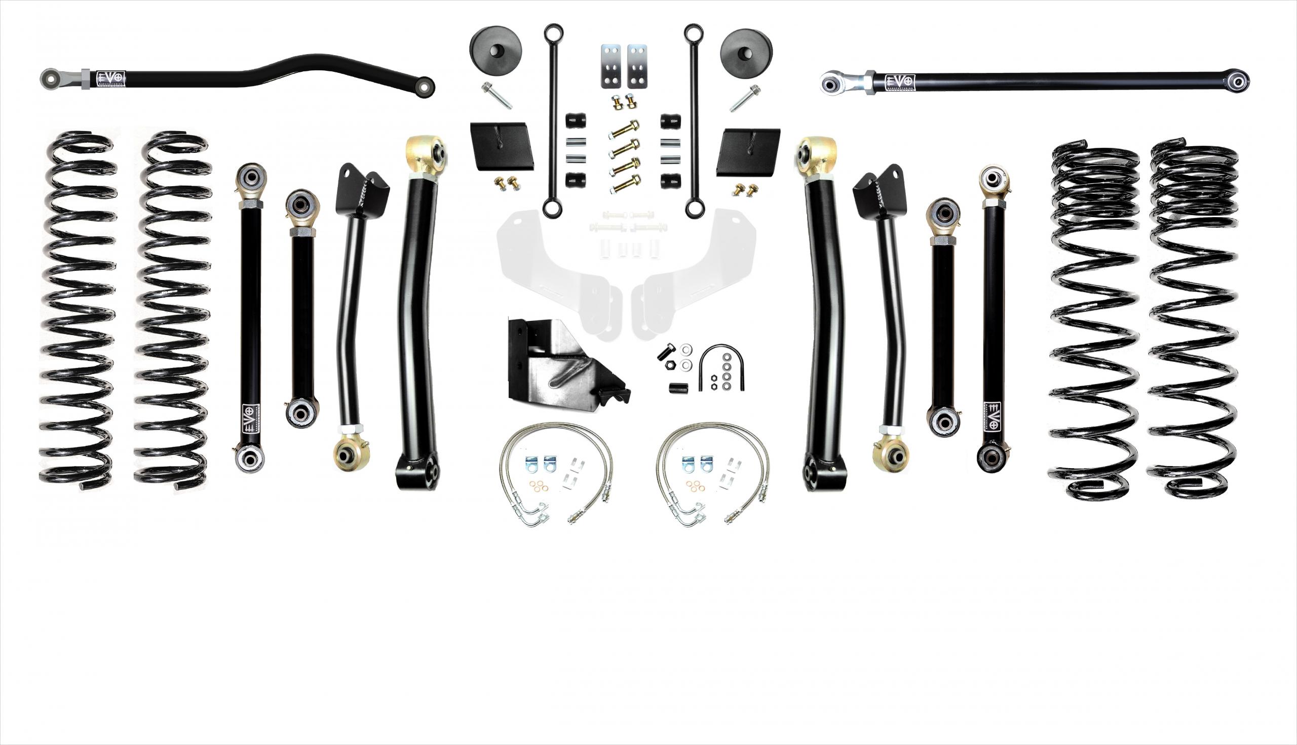 JT (GAS) 4.5 or 6.5 Inch Lift KING FUSION SUSPENSION LIFT KIT JEEP GLADIATOR