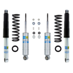 Bilstein B8 6112 0-1.6" Front, 0-1" Rear Lift Shocks, Coils Kit for 2005-2015 Nissan Xterra 4WD