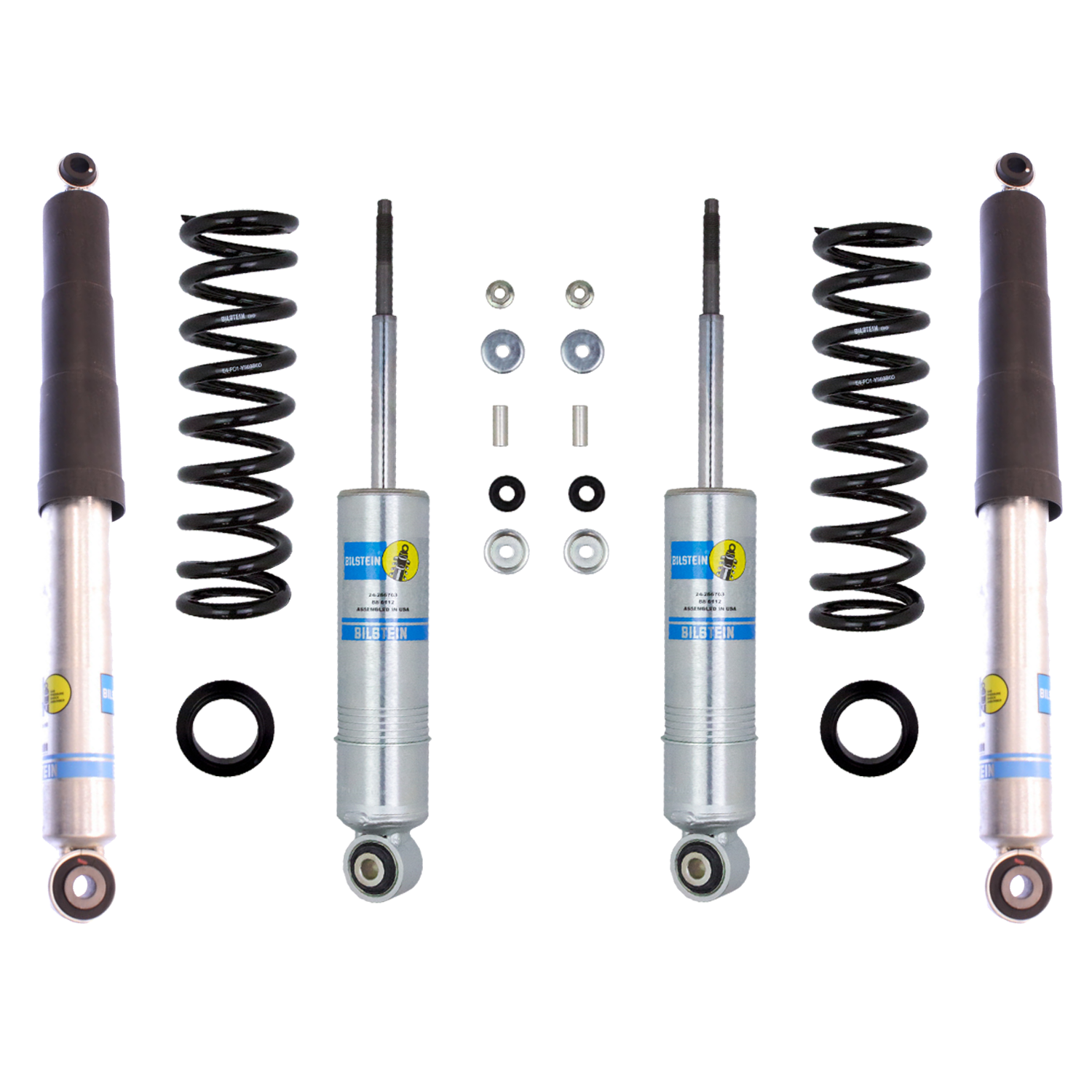 Bilstein B8 6112 0 2 75 Front 0 1 Rear Lift Shocks Coils Kit For