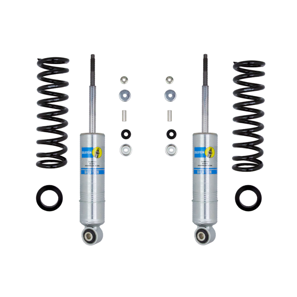 Bilstein B8 6112 0-2.3" Front Lift Shocks, Coils Kit for 2009-2012 Suzuki Equator RMZ-4/Sport