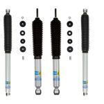 Bilstein 5100 2-2.5 Front, 0-1 Rear Lift Shocks for 2017-2022 Ford F-250 4WD