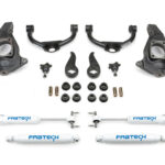 Fabtech 3.5 Ball Joint UCA Lift Kit for 2011-2019 GMC Sierra 3500 2WD-4WD with Perf Shocks