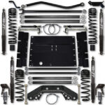 Rock Krawler TJ 3.5 Inch X Factor 5 Inch Stretch Long Arm Lift Kit w/ Twin Tube Shocks 97-02 Wrangler - TJ35XFLA-5S01TT