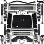 Rock Krawler TJ 3.5 Inch X Factor 5 Inch Stretch Stg 1 Long Arm Lift Kit w/ 2.25 RRD Shocks 03-06 Wrangler - TJ35XFLA-5S02S1