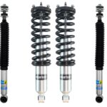 Bilstein 6112 Assembled 1.3-2.9" Front Coilovers 0-1" Rear Lift Shocks Kit for 2001-2007 Toyota Sequoia 4WD