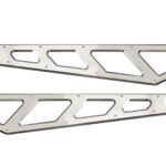 McGaughy's 4-8"" Radius Arm Raw Billet Face Plates For 2005-2022 Ford F-350 4wd 51103