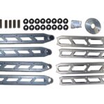 McGaughy's 8-10"" Boxed 4-Link w/Raw Billet Face Plates Rear For 2014-2023 Ram 2500 4wd 51209