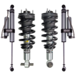 Bilstein 6112 Assembled Front 0-1.85 Lift Coilovers and Rear 5160 Shocks for 2014-2018 Chevy Silverado 1500 2WD-4WD