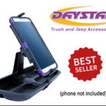 Daystar 11-17 Upper Dash Panel W/Large I Phone I Phone Plus Mini Pad Mount Black KJ71057BK