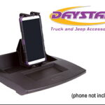 Daystar 07-10 Upper Dash Panel W/Large I Phone I Phone Plus Mini Pad Mount Black KJ71059BK