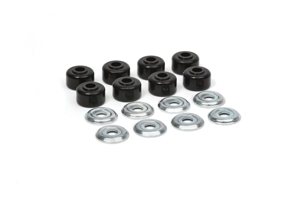 Daystar End Link Bushing Competition Style Truck and SUV 8 Bushing 4 Washers KU08004BK