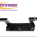 Daystar License Plate Bracket for Roller Fairlead Isolator Black KU70040BK