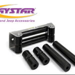 Daystar Roller Fairlead Rope Rollers For Synthetic Winch Rope Black KU70054BK