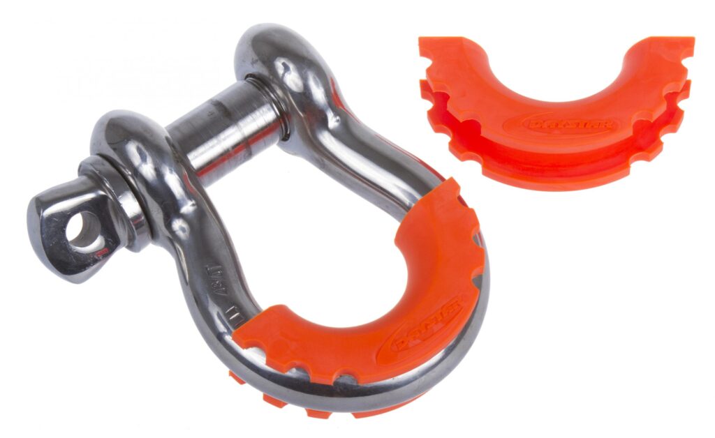 Daystar D-RING / Shackle Isolator Fluorescent Orange Pair KU70056FA