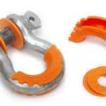 Daystar D-Ring Isolator and Washers Fl. Orange KU70057FA