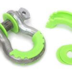 Daystar D-Ring Isolator and Washers Fl. Green KU70057FG