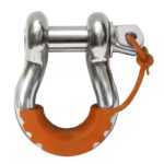 Daystar Locking D Ring Isolators Orange Pair KU70058AG